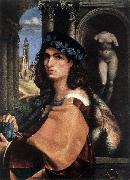 CAPRIOLO, Domenico Portrait of a Man df Spain oil painting artist